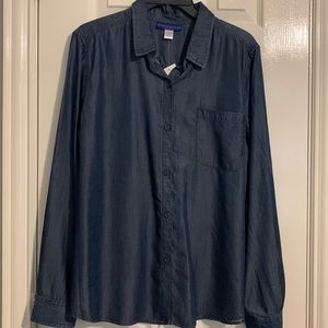 NEW Denim Button down